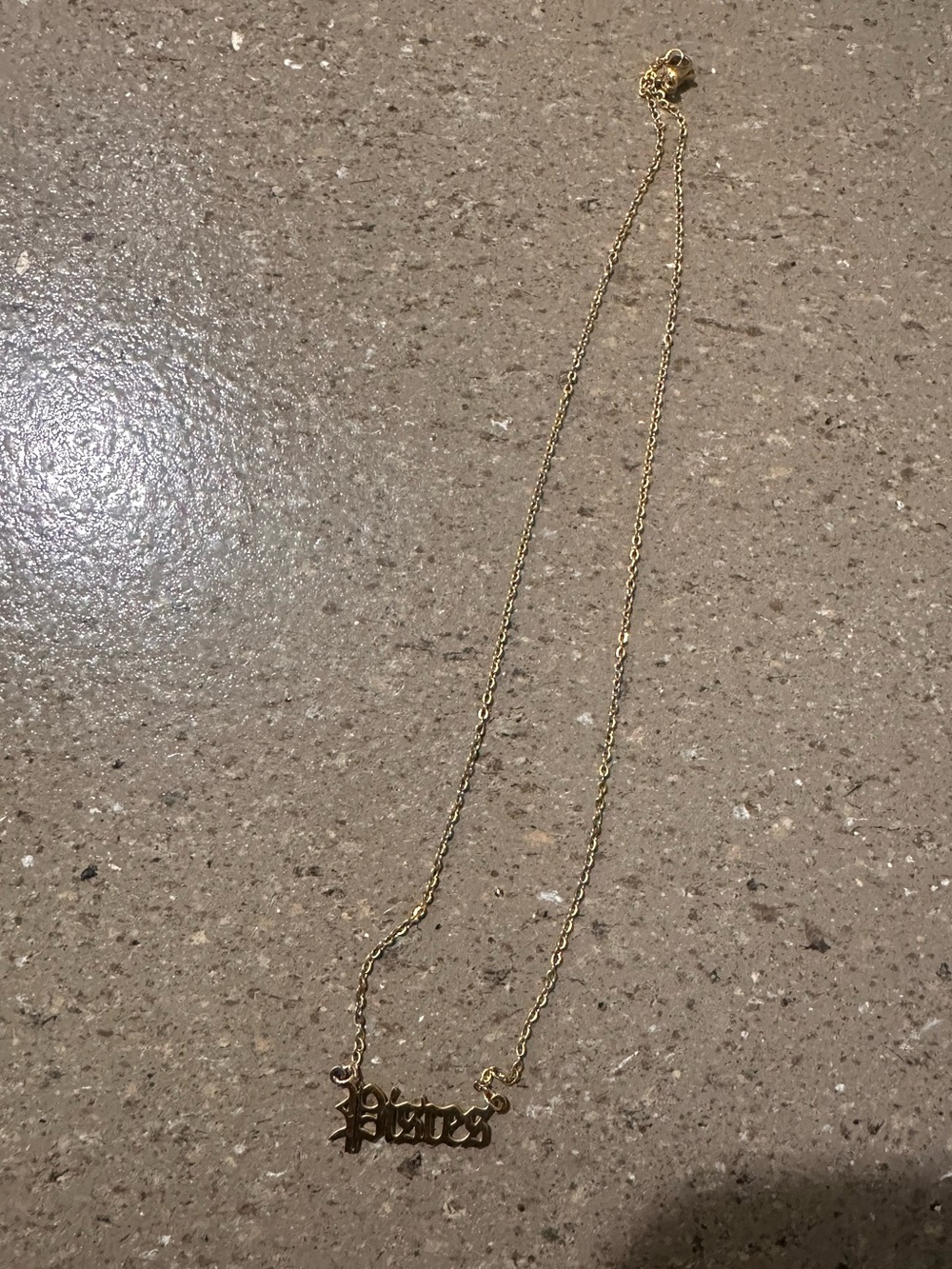 Gold pieces necklace